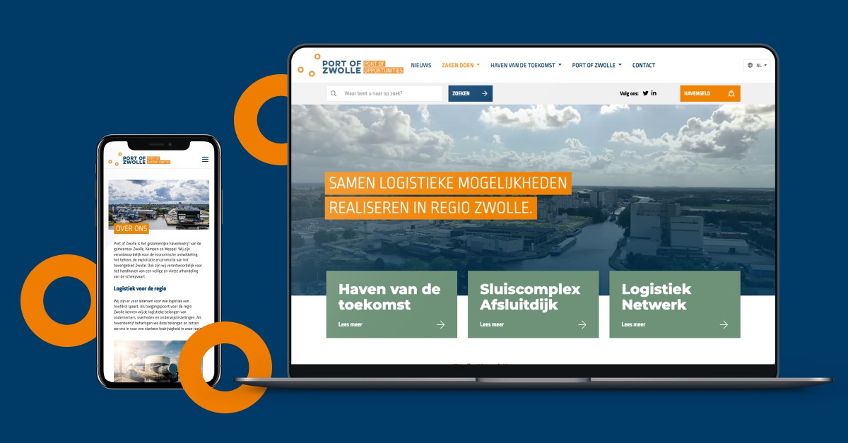 Port of Zwolle | Port of Opportunities: nieuwe website 2